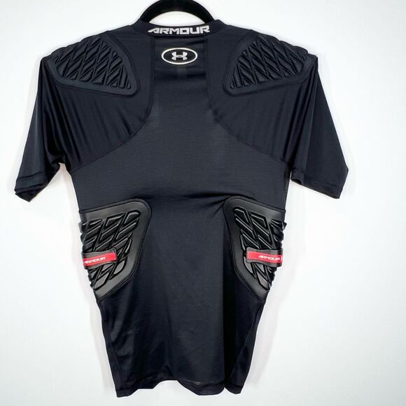 NWT Under Armour Heat Gear Compression Football Padded Armour Top Medium - Picture 5 of 11